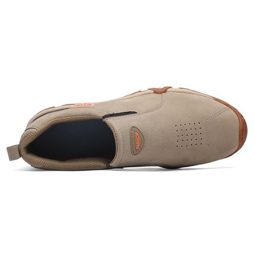 Men's Retro Fashion Hiking Shoes Casual Outdoor Shoes-Beige