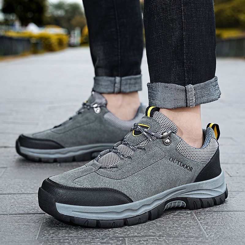 Men's Hiking Shoes Sneakers New Arrival Trekking Shoes Man Breathable Comfortable Mountain Climbing Shoes Lace-up Outdoor Hunting Shoes Sports Work Shoes EUR Size 39-49