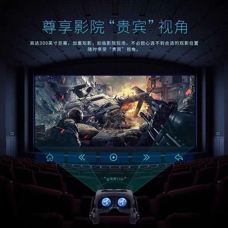 2023 New Upgrade VR Glasses Large Screen Mobile Phone Virtual Reality Head-Mounted 3D Movie Ar Universal All-in-One Machine