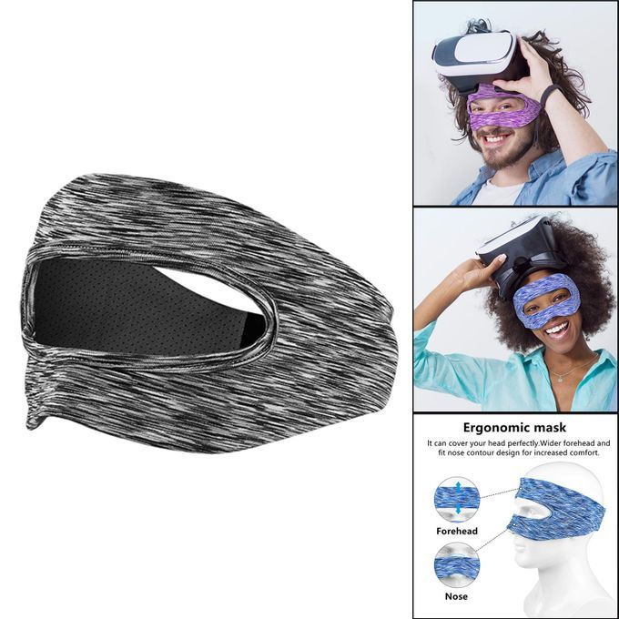 VR Facemask Breathable Sweat Band Accessories Grey