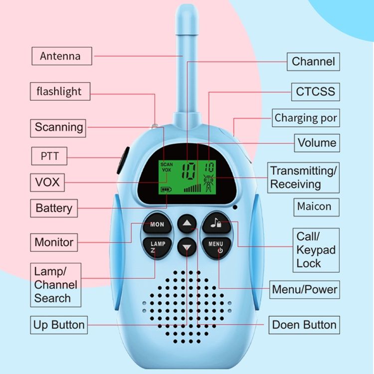 DJ100  Children Walkie-Talkie