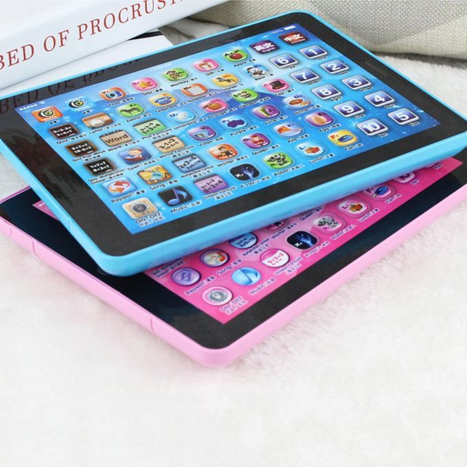 DM Children Touch Tablet Pad Learning Reading Machine Early Education-Blue