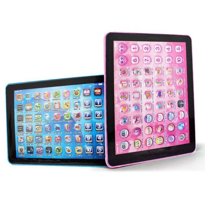 DM Children Touch Tablet Pad Learning Reading Machine Early Education-Blue