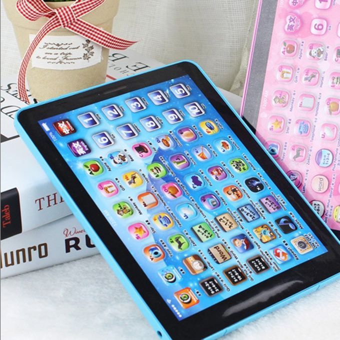 DM Children Touch Tablet Pad Learning Reading Machine Early Education-Blue