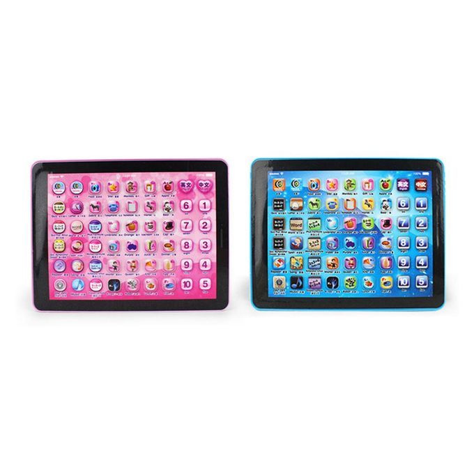 DM Children Touch Tablet Pad Learning Reading Machine Early Education-Blue
