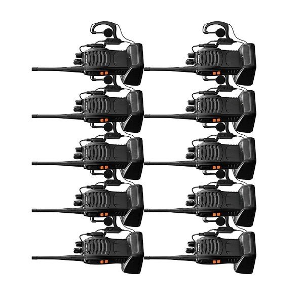Baofeng BF-888S Walkie Talkie Radio With Earpiece (10pcs)