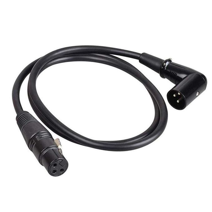 XLR Male To Female Cable Microphone Extension Cord Connector Black New