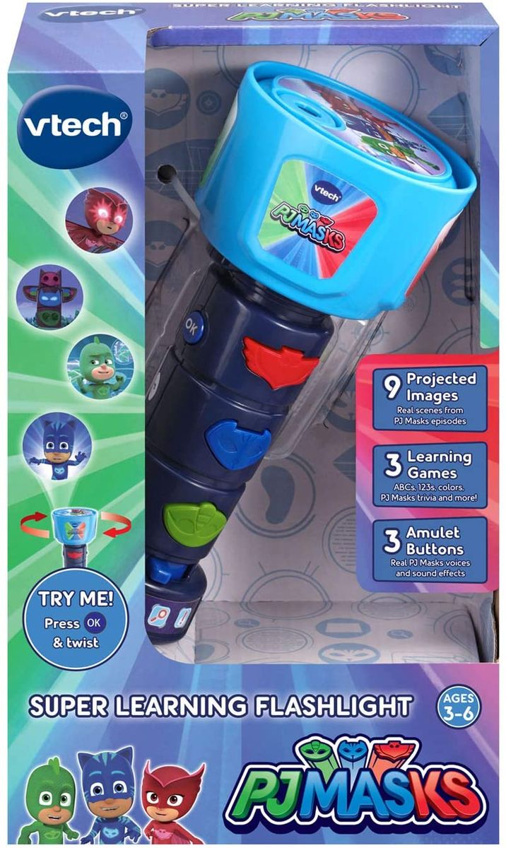 PJ Masks Super Learning Flashlight - Blue