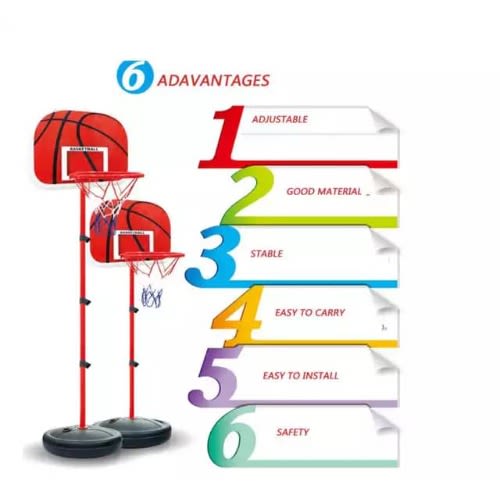 Kids Adjustable Basketball Hoop Stand