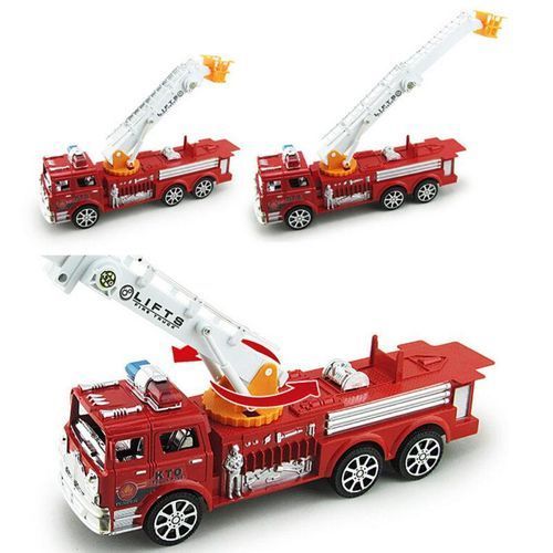 Simulation Ladder Truck Firetruck Toy Educational Vehicle-