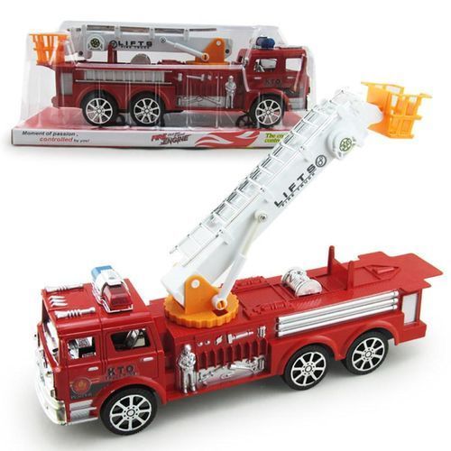 Simulation Ladder Truck Firetruck Toy Educational Vehicle-