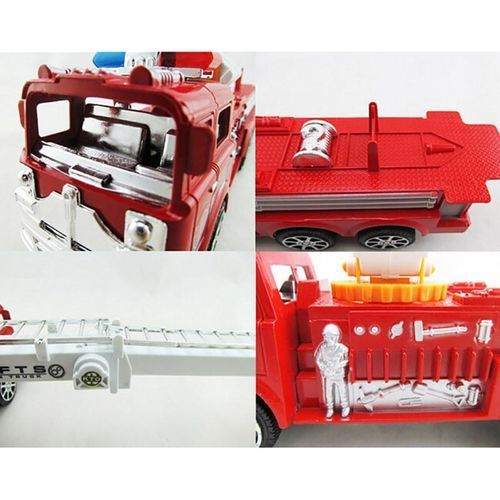 Simulation Ladder Truck Firetruck Toy Educational Vehicle-
