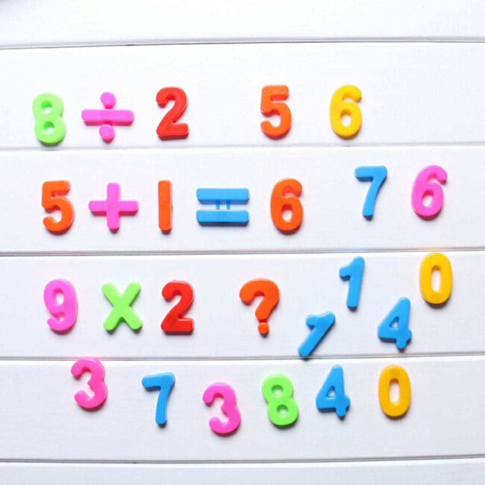 26Pcs Lower/Upper Case Alphabet Letters Number Fridge-