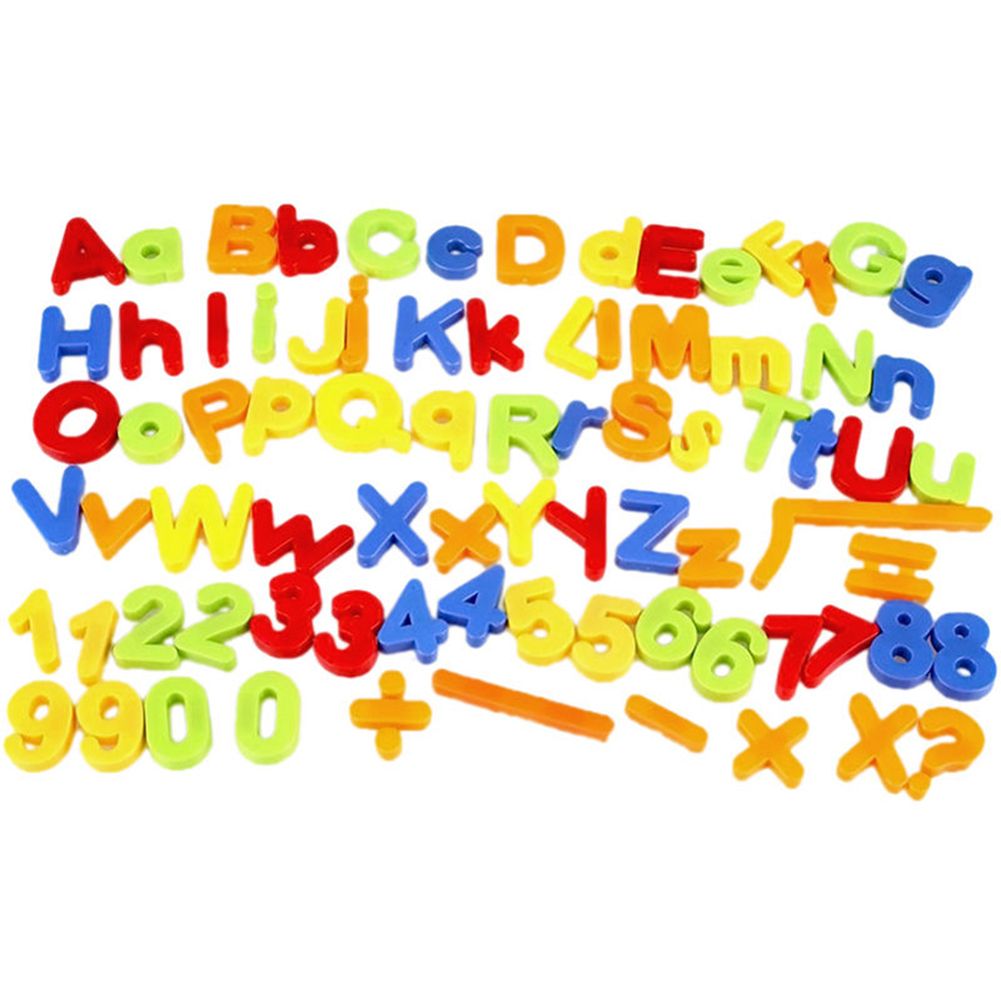 26Pcs Lower/Upper Case Alphabet Letters Number Fridge-