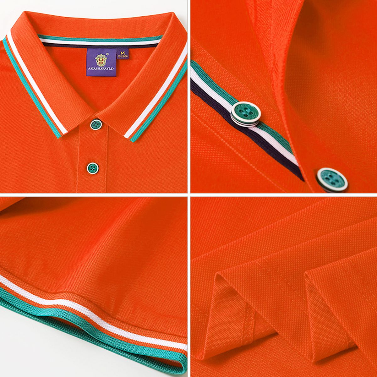 Polo T-shirt Breathable Fashionable And Comfortable - Orange