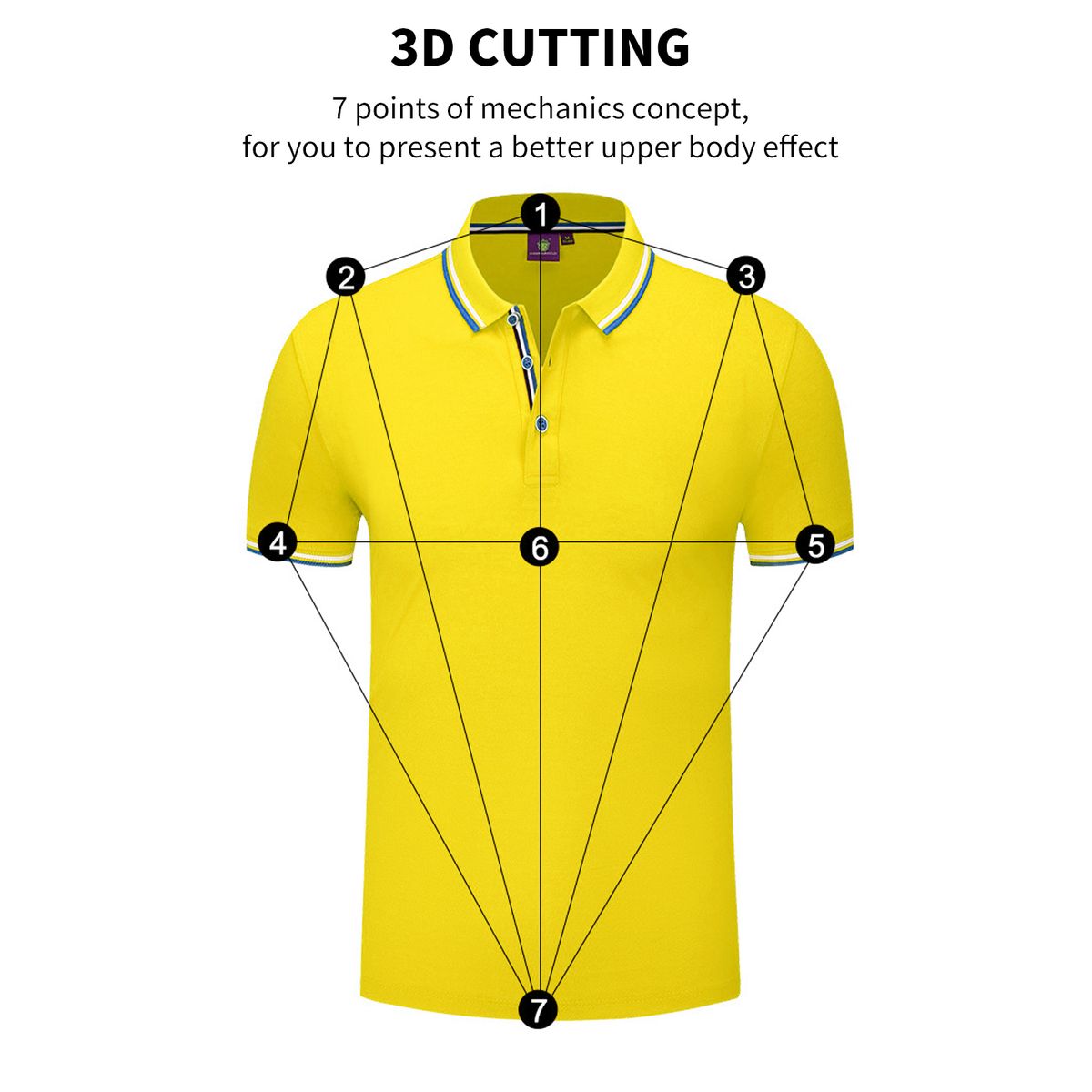 Polo T-shirt Breathable Fashionable And Comfortable - Yellow