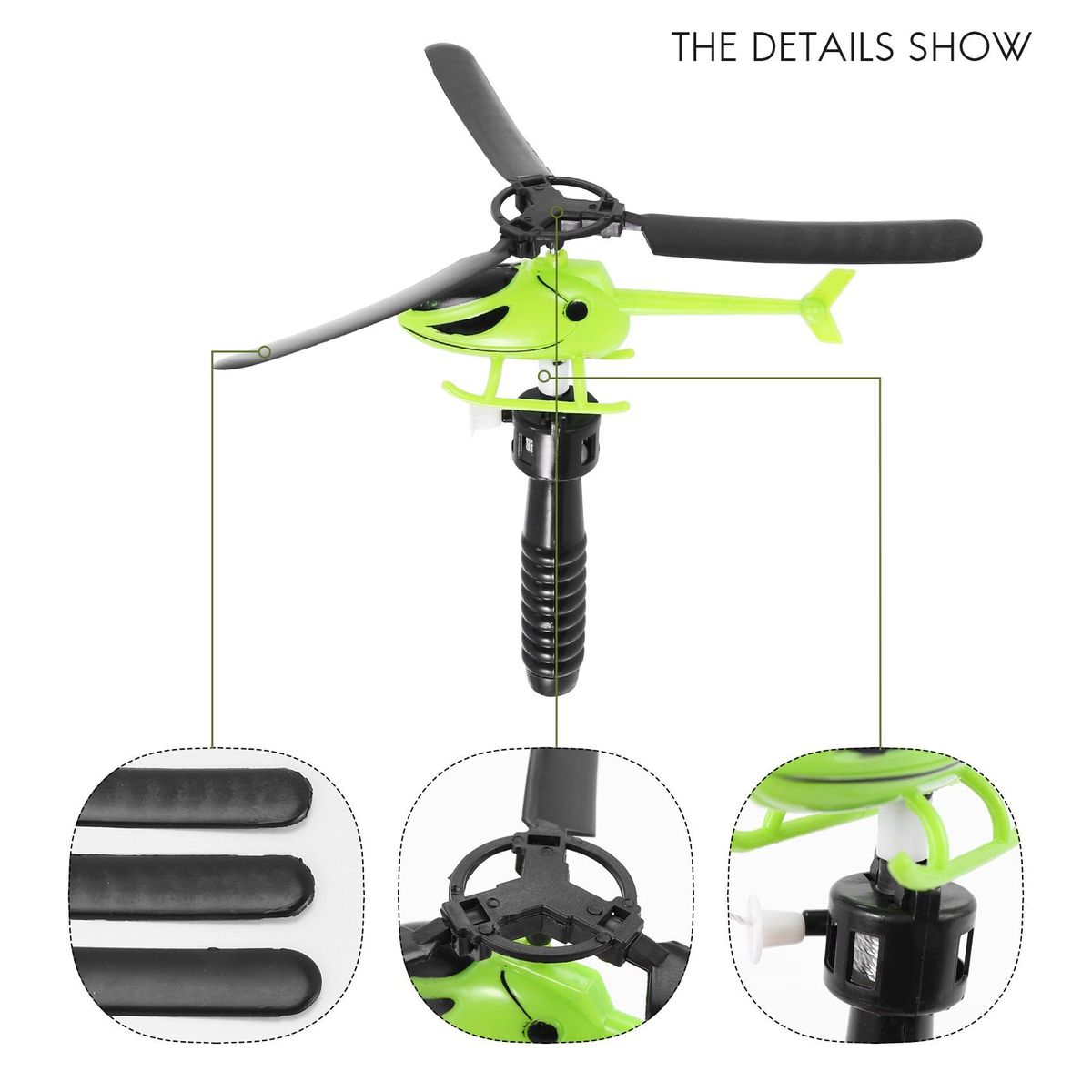 Aviation Model Handle Pull The Plane Outdoor Toys For Children Play Helicopter