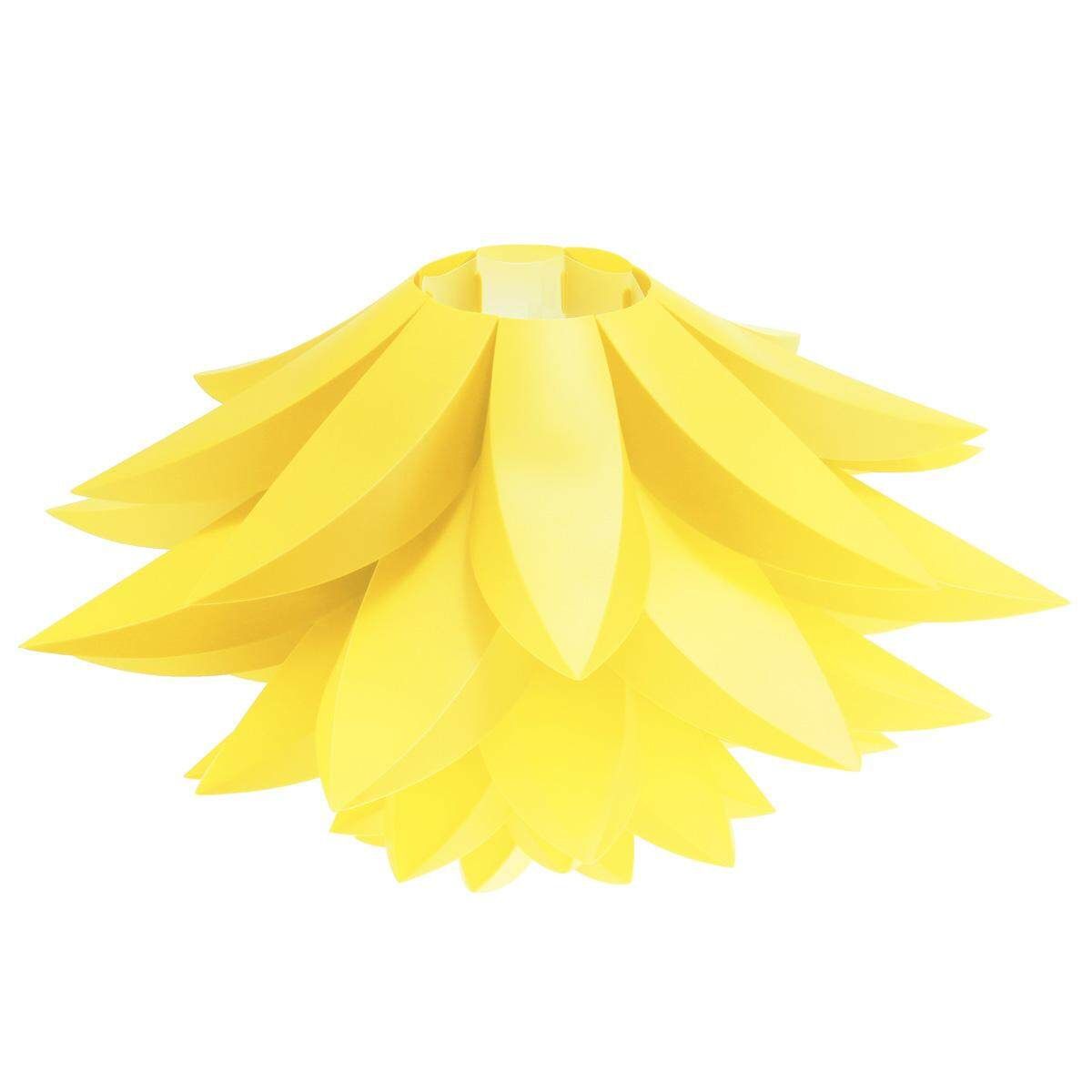 Modern Lotus Pendant Chandelier Pendant Ceiling Lamp Hanging Light Lampshade DIY (Yellow) Yellow