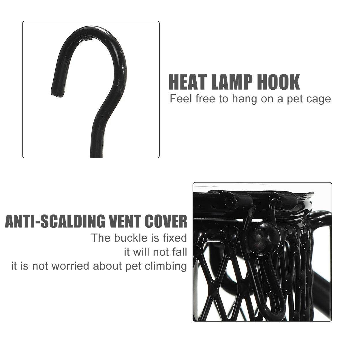 Reptile Ceramic Heat Lamp Holder + Light Switch Cage For Chicken Brooder U.S. Regulations