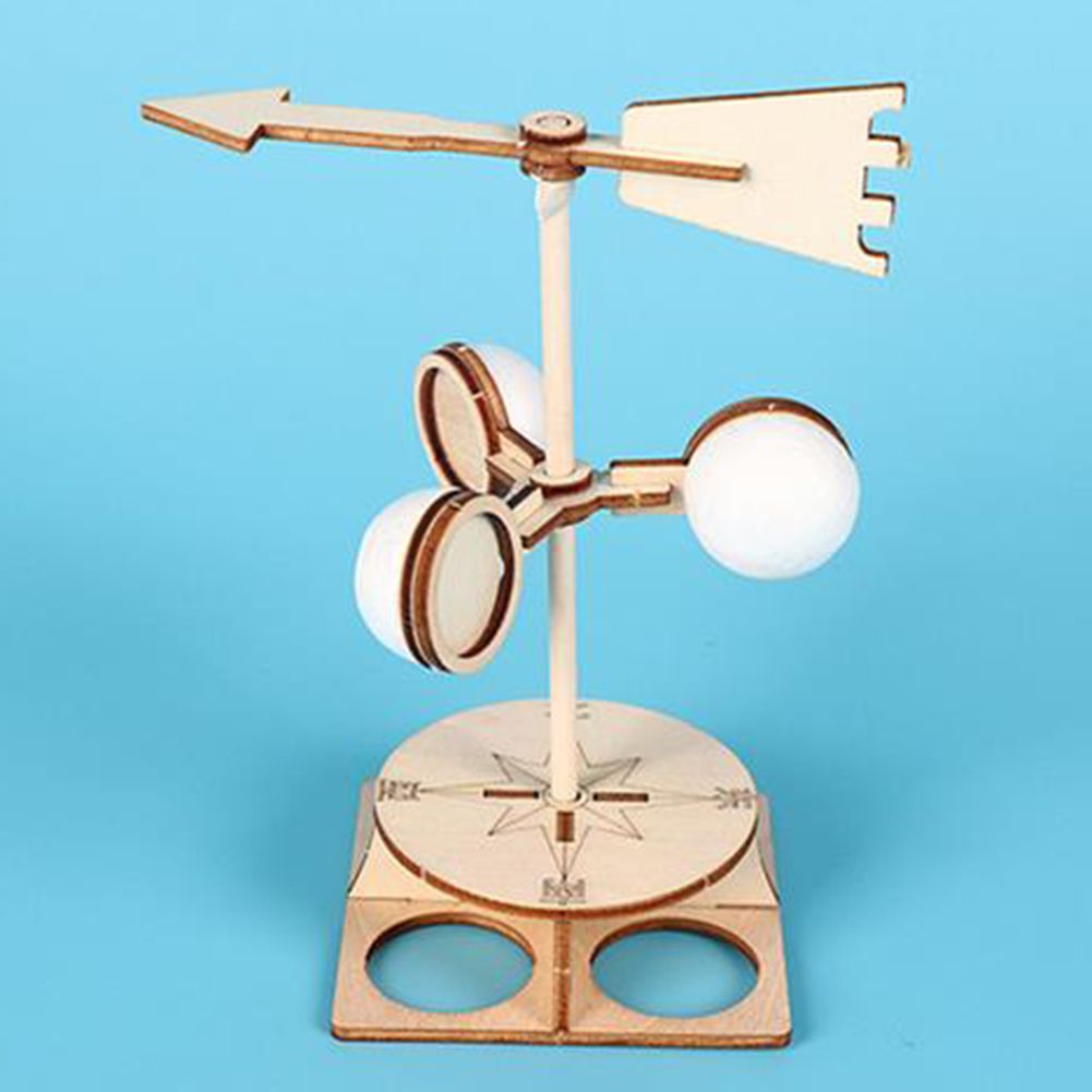 Kids DIY Wind Vane Model Kit Scientific Physics Experiment-