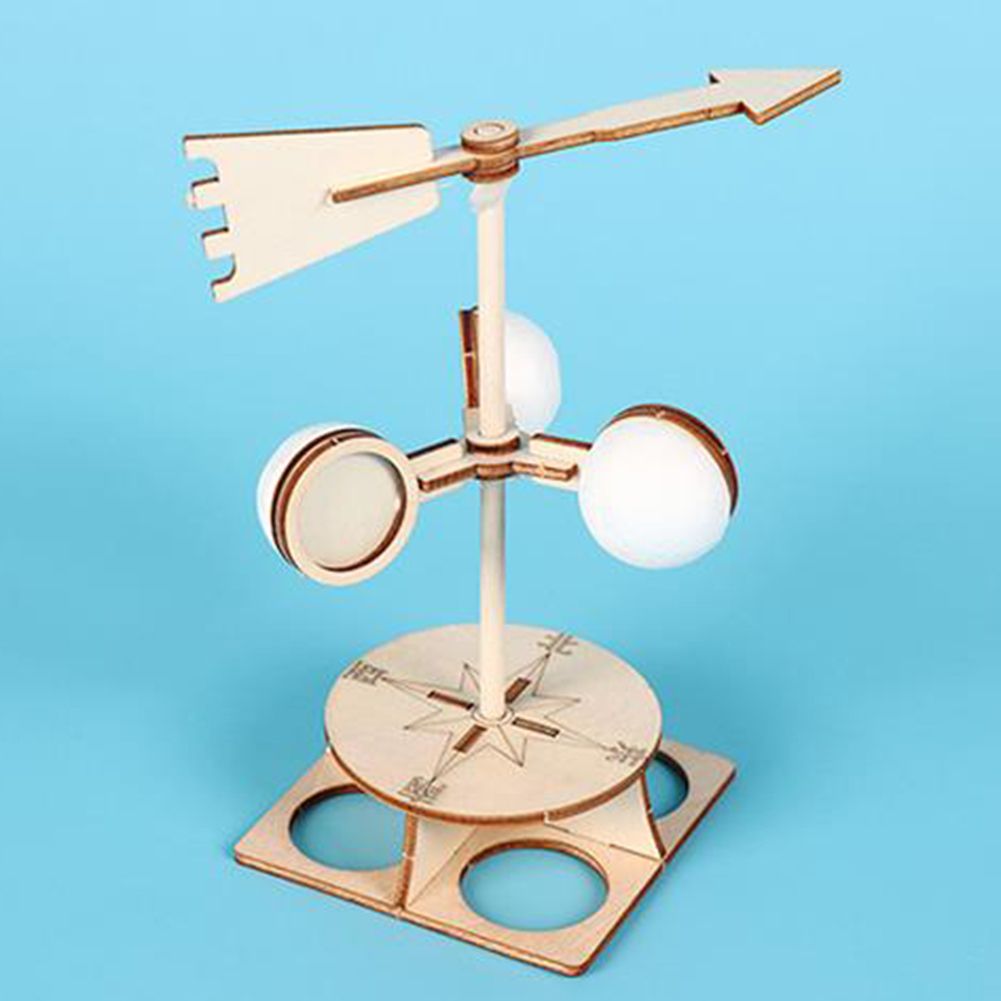 Kids DIY Wind Vane Model Kit Scientific Physics Experiment-