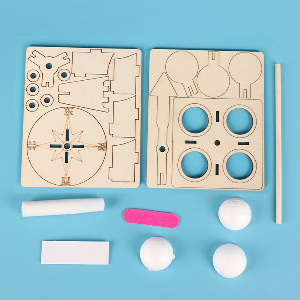 Kids DIY Wind Vane Model Kit Scientific Physics Experiment-