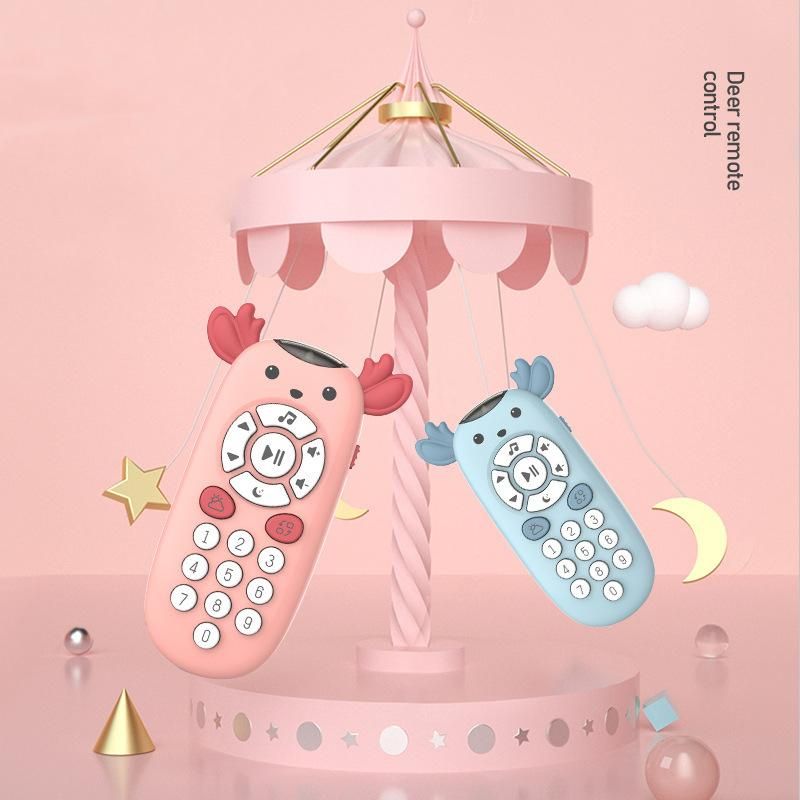 Baby Mobile Phone for Toddlers Music Toy Phone for Kids 1 Year Girl Boy Early Learning Educational Musical Toy Gift Blue