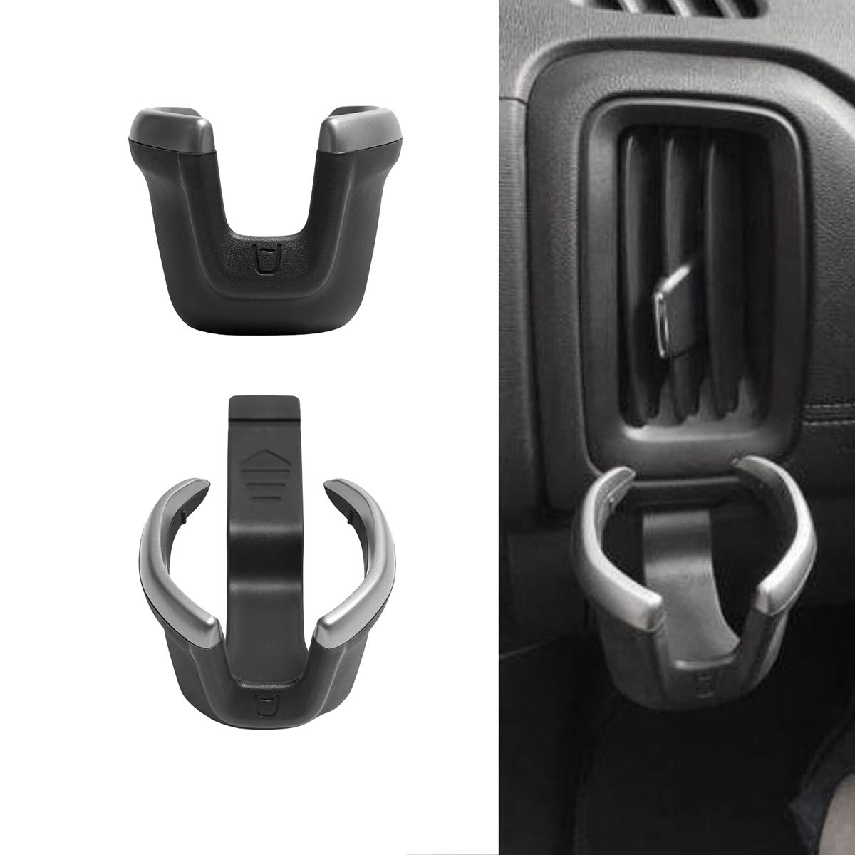 2Pcs Dash Board Cup Holder 52124622 for Chevrolet Colorado RG S10 Z71 LTZ LS LT 2017-2022 Under Air Vent Can Holder Trim