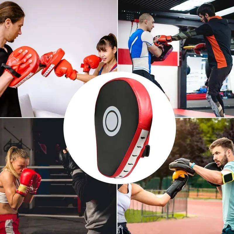 1pc Boxing Martial Thai Kick Sanda Training Mitt - Focus Punch Pads for Karate & Thai Kick Training