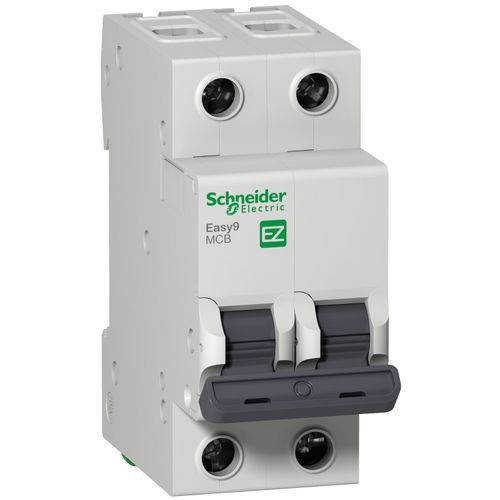 Easy9 MCB - 2P - 16 A - C Curve - 6000 A - 230 V