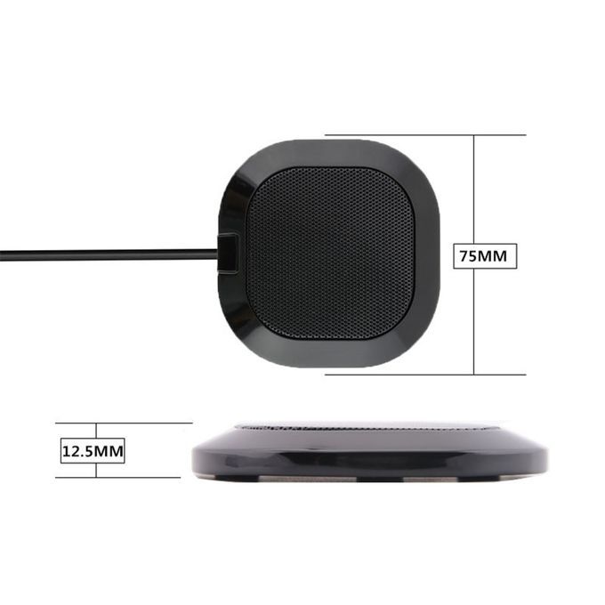Desktop USB Computer Microphone 360° Omnidirectional Noise