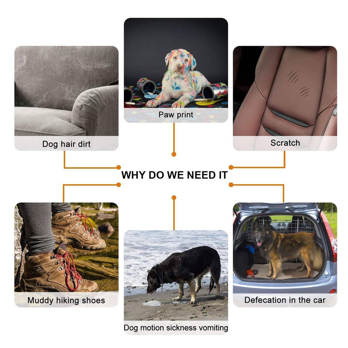Dog Trunk Protector Dog Waterproof Trunk Cover For Dogs