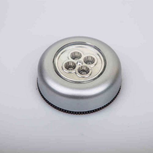 Hot 3 LED Stick Light Lamp Battery Powered Stick Tap Worldwide Kitchen Cabinet Closet Push Tap Home Stick On Lamp