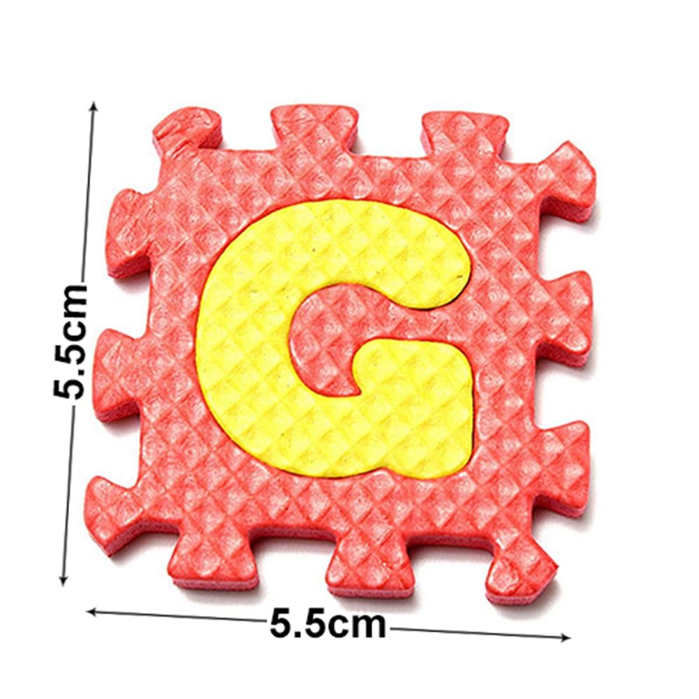 36 Pcs/Set Child Kids Novelty Alphabet Number EVA Puzzle-