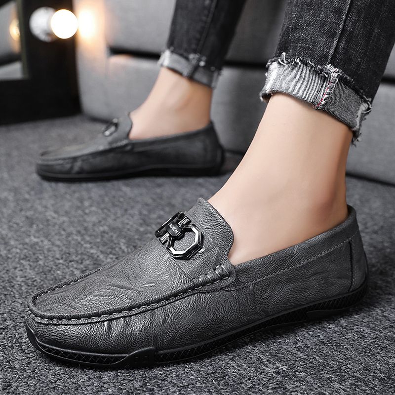 Men's Shoes Leather Shoes Driving Walking Sneakers Men's