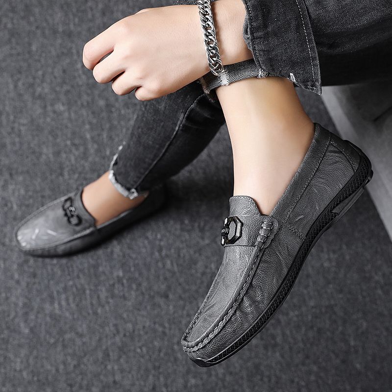 Men's Shoes Leather Shoes Driving Walking Sneakers Men's