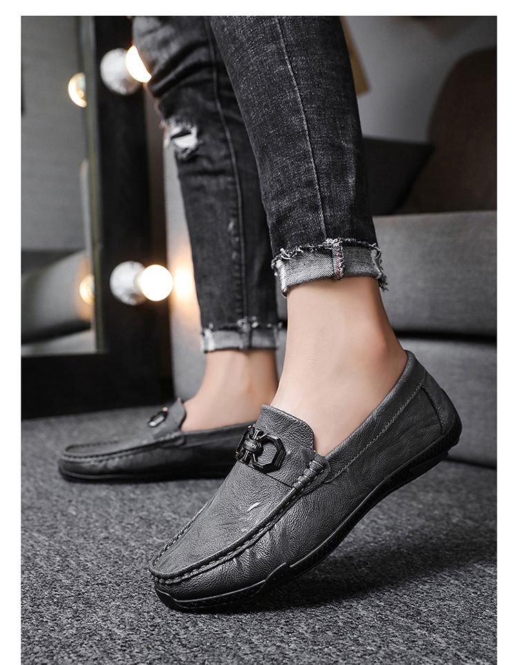 Men's Shoes Leather Shoes Driving Walking Sneakers Men's