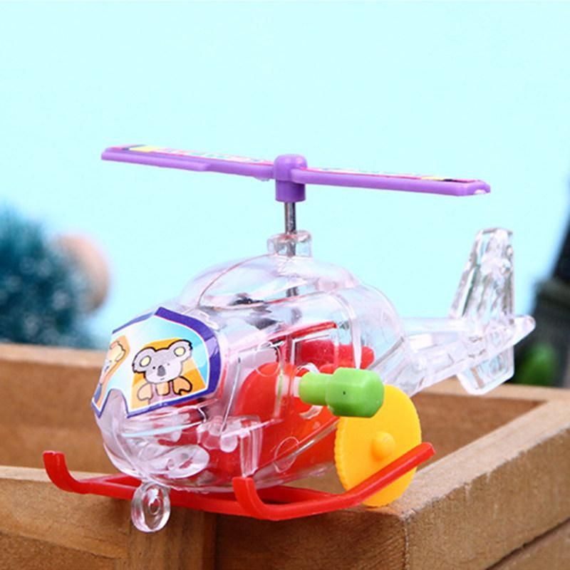 Transparent Mini Simulation Airplane Outdoor Wind Up-