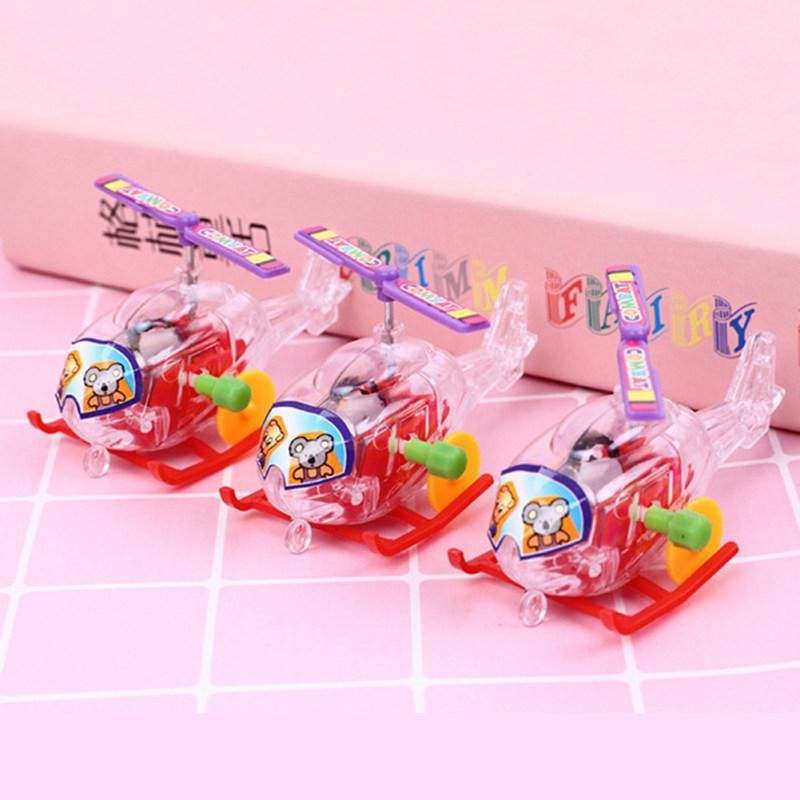 Transparent Mini Simulation Airplane Outdoor Wind Up-
