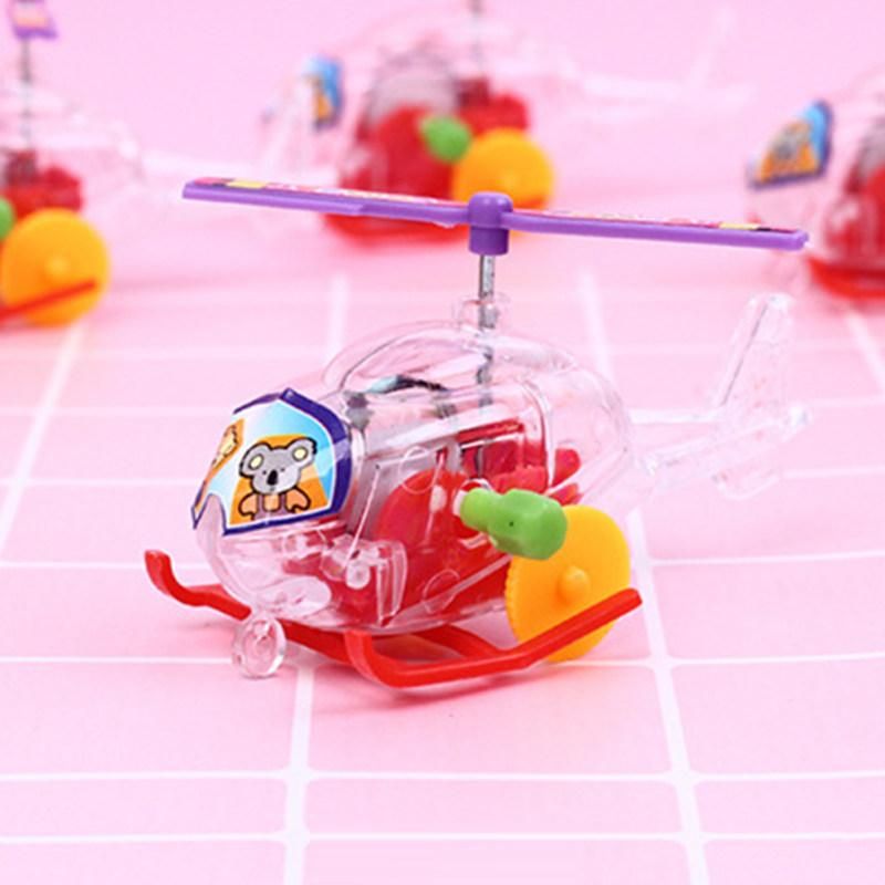 Transparent Mini Simulation Airplane Outdoor Wind Up-