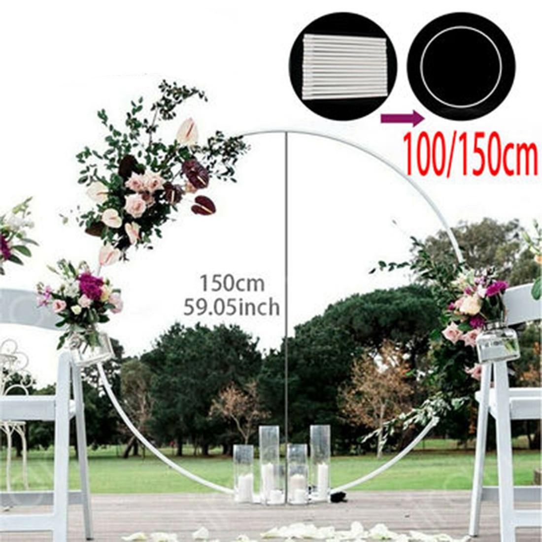 Large Balloon Arch Set Column Stand Base Frame Kit Wedding Birthday Party Decor 60cm