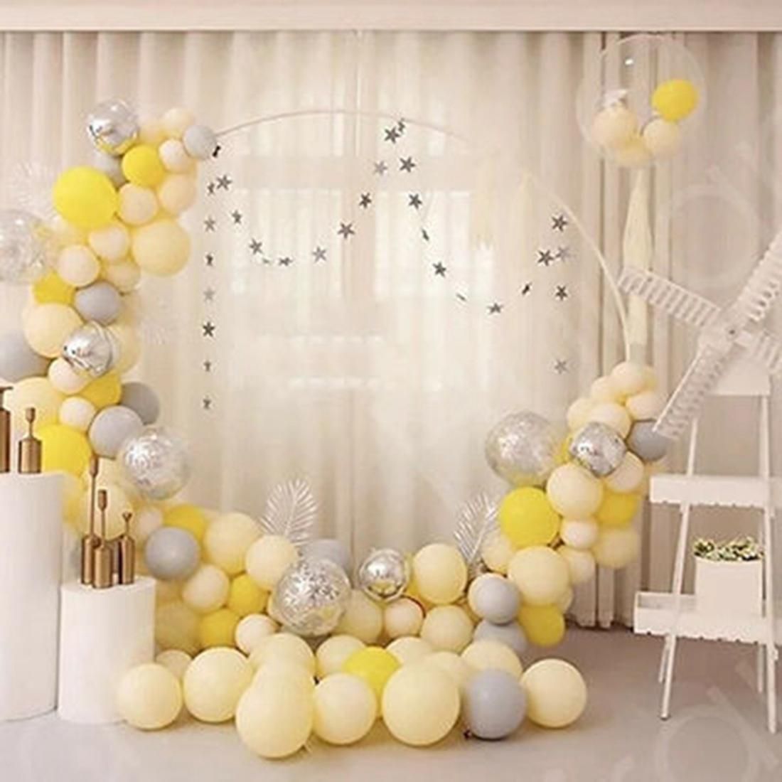Large Balloon Arch Set Column Stand Base Frame Kit Wedding Birthday Party Decor 60cm