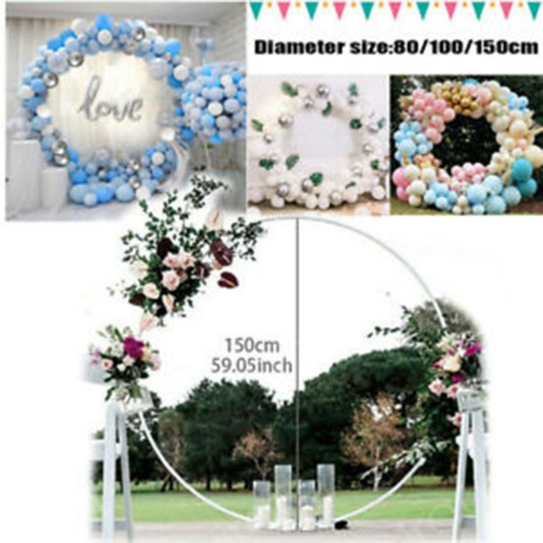 Large Balloon Arch Set Column Stand Base Frame Kit Wedding Birthday Party Decor 60cm