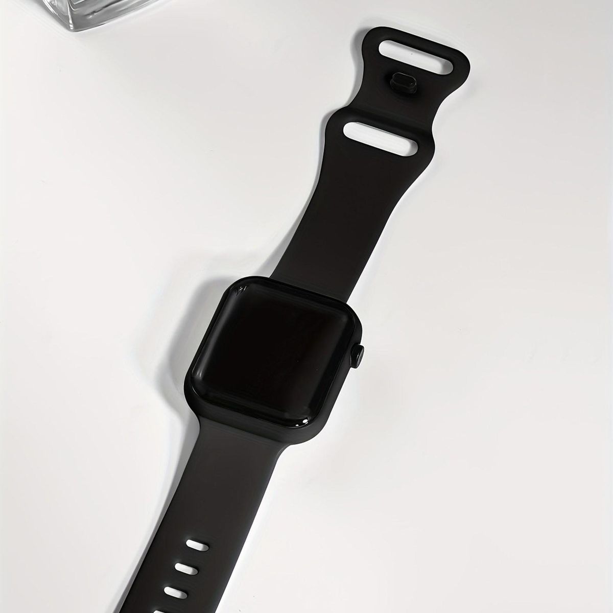 Shockproof Watch Square Led Digital Watch Stylish Sporty for Students Black