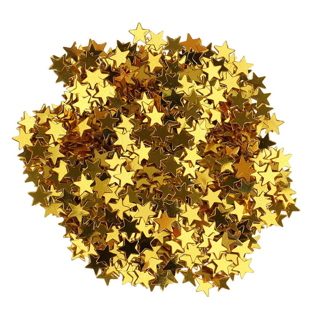 15g Star Table Confetti Wedding Birthday Party Scatter DIY 6mm Gold