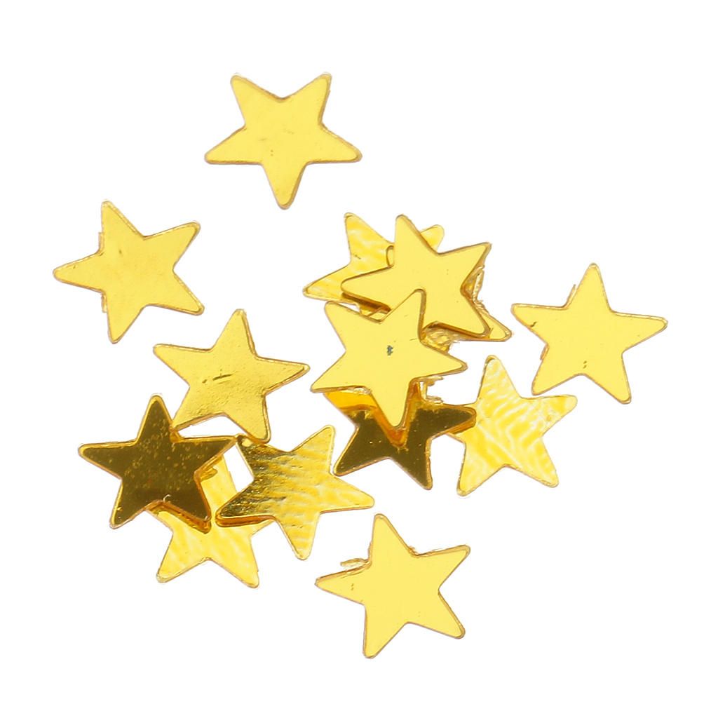 15g Star Table Confetti Wedding Birthday Party Scatter DIY 6mm Gold