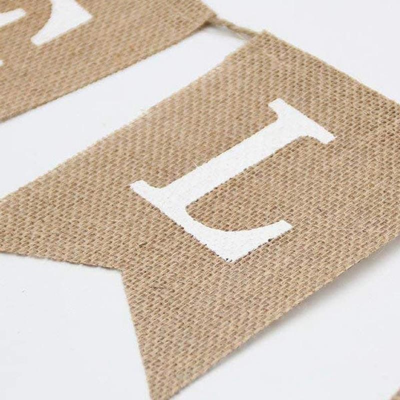 Welcome Home Banner Burlap Sign Party Buntings
