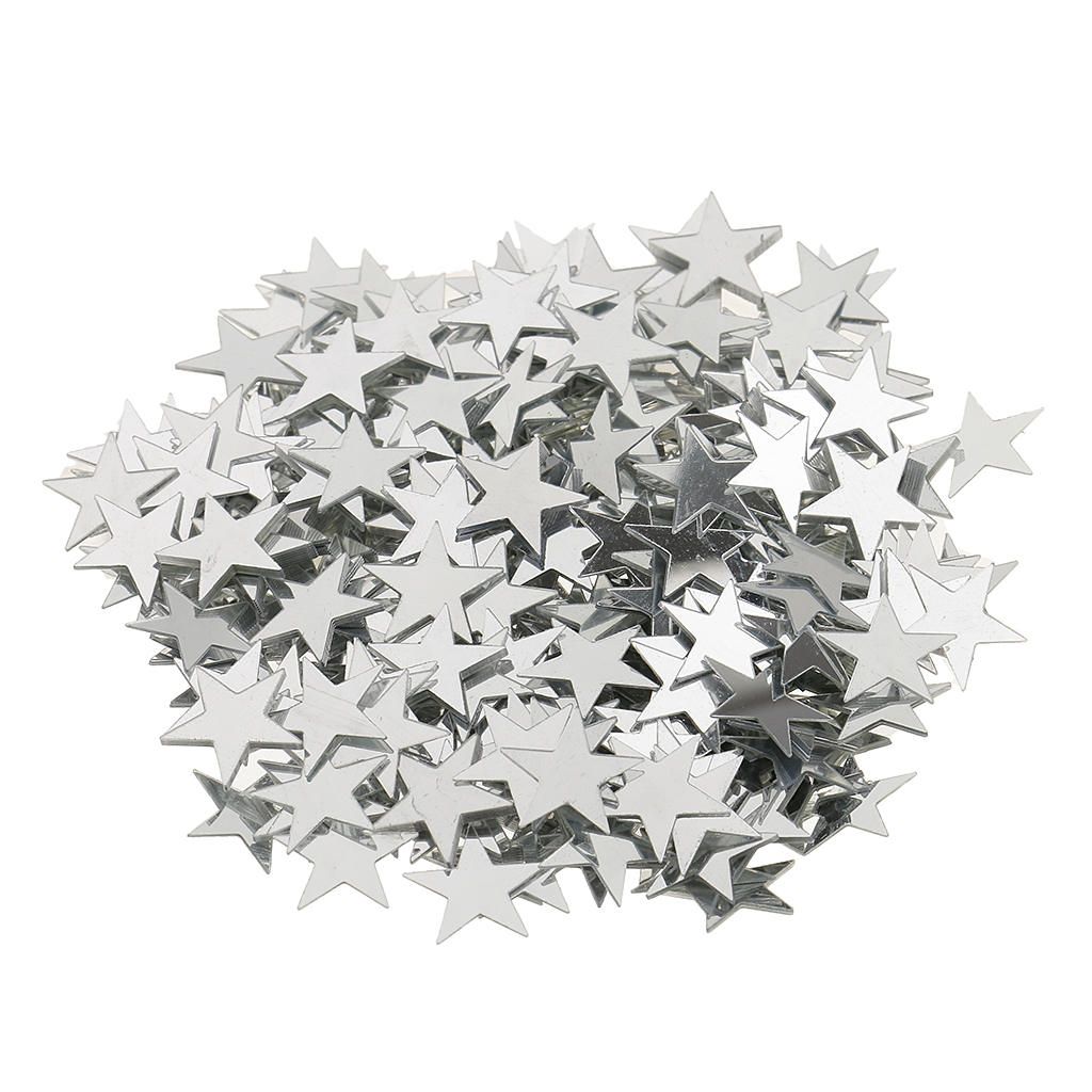 15g Star Table Confetti Wedding Birthday Party Scatter DIY 10mm Silver