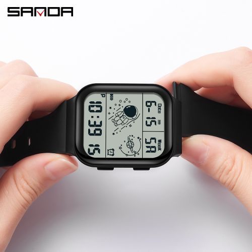 Men's Watches Sport LED Digital Wristwatches Male Clock 6052