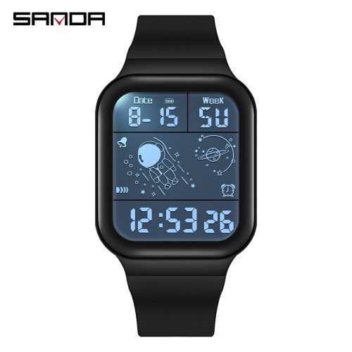 Men's Watches Sport LED Digital Wristwatches Male Clock 6052